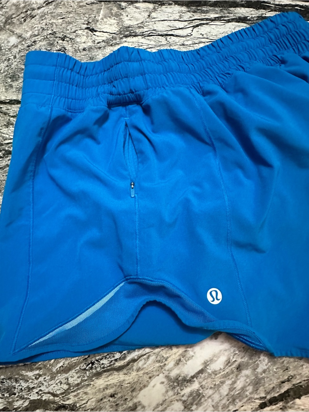 lululemon athletica Women's Electric Blue Athletic Shorts size 6 - Picture 7 of 11
